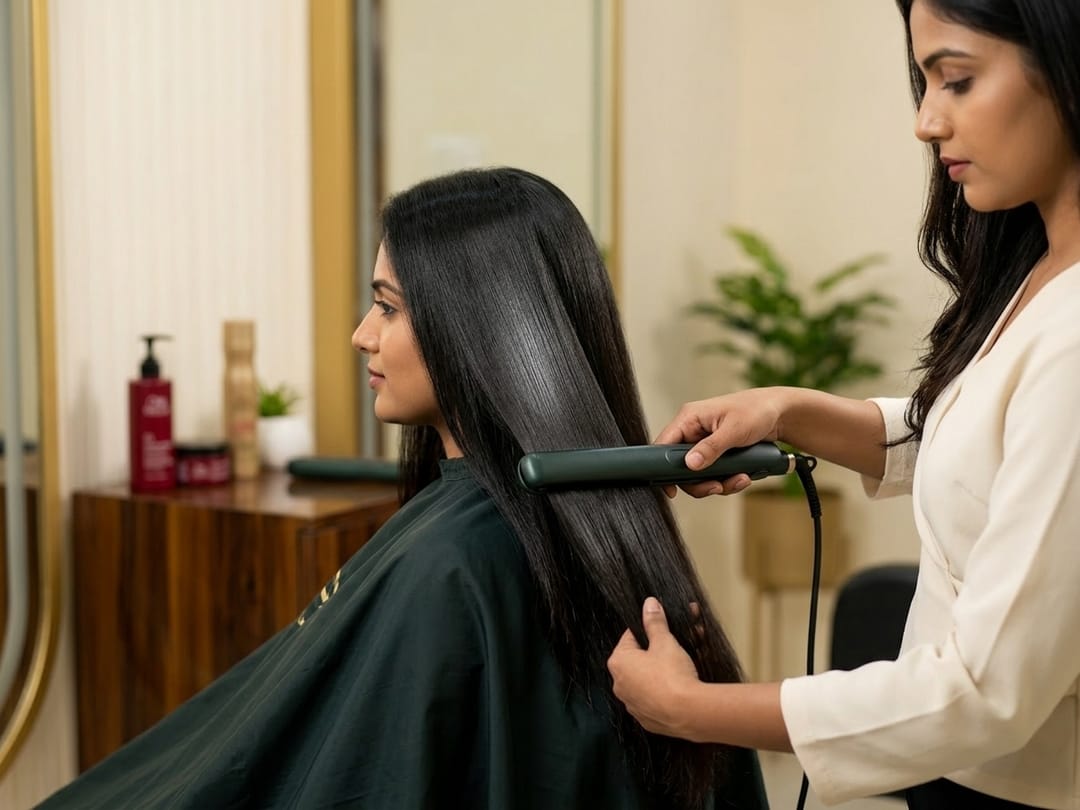 Keratin & Nanoplastia at The Jawed Habib salon, Bagalur